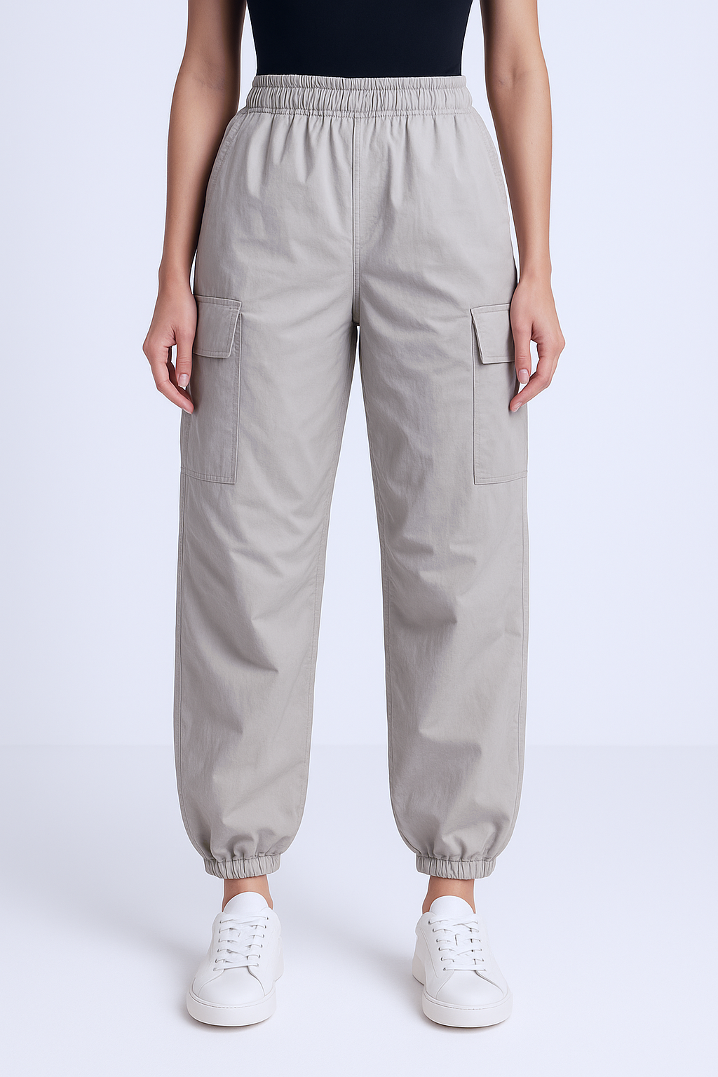 بنطلون كارجو رمادي وتر بروف - الصورة 1