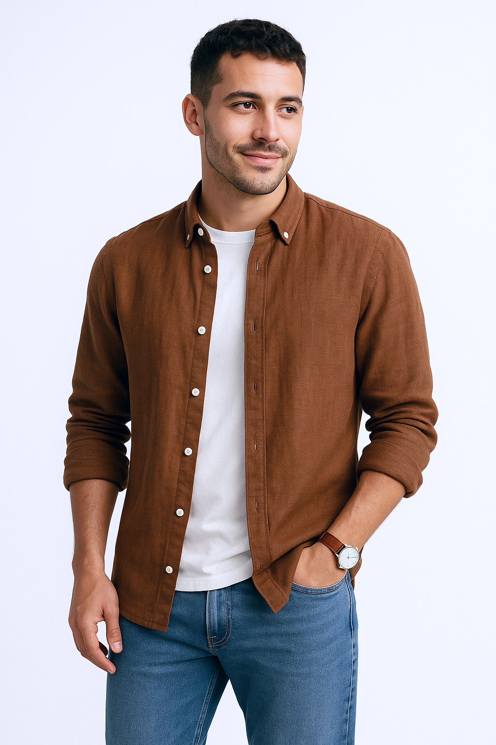 شميز شميز كتان - الصورة 1